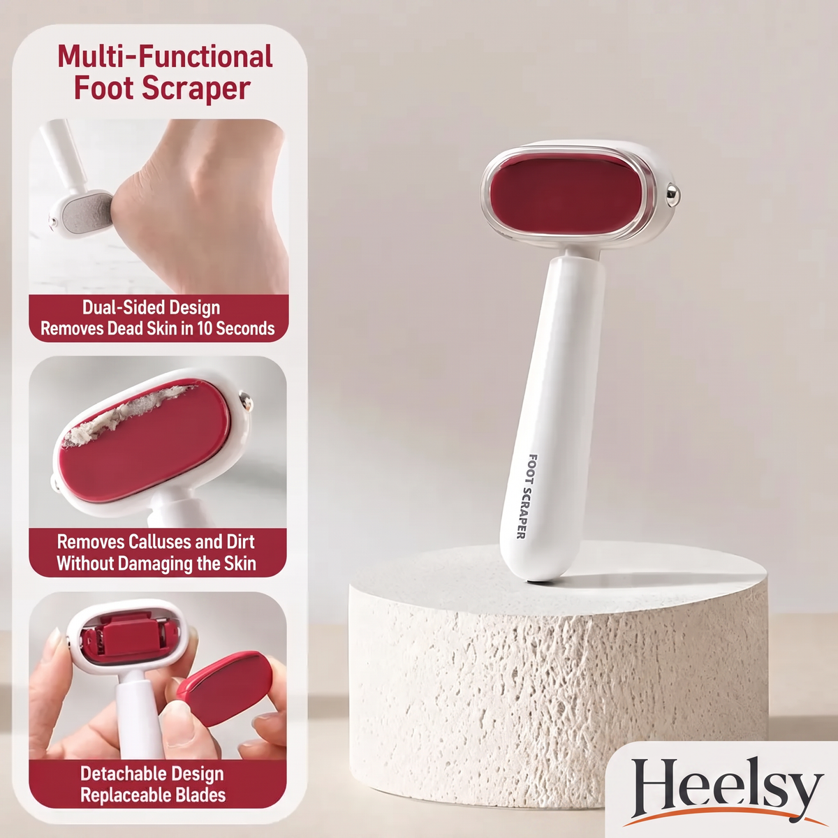 Heelsy Replaceable Blades (2 Pack)